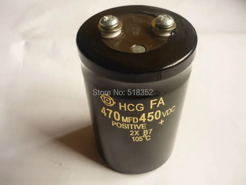 

450V 470MFD HCG FA Capacitance OD50mm*L80mm for Sodick SSG Low Speed Wire EDM Machine Electrical Parts