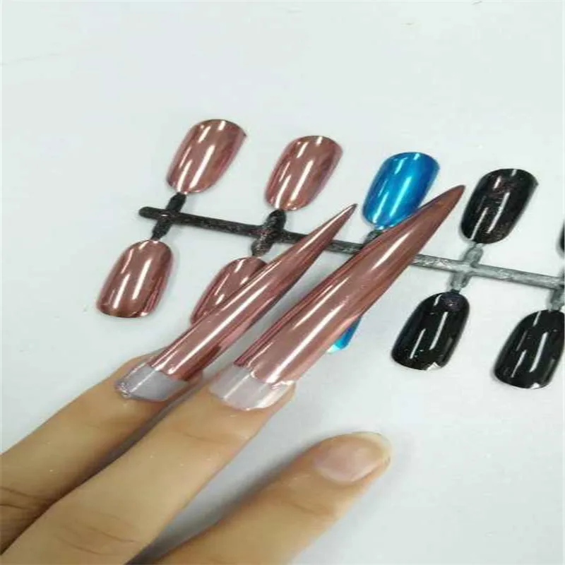 Rose Gold  Mirror Chrome Powder Dust Shiny Magic Mirror Effect Nails Art Pigment DIY Nail Decorations  Nail polish gel TCWZ820