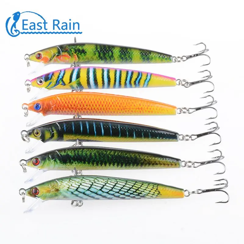 

East Rain 9.5cm/8.5g Painted Suspension Bait for Freshwater Saltwater Fishing SP Minnow Artificial Hard Lure Free Shipping