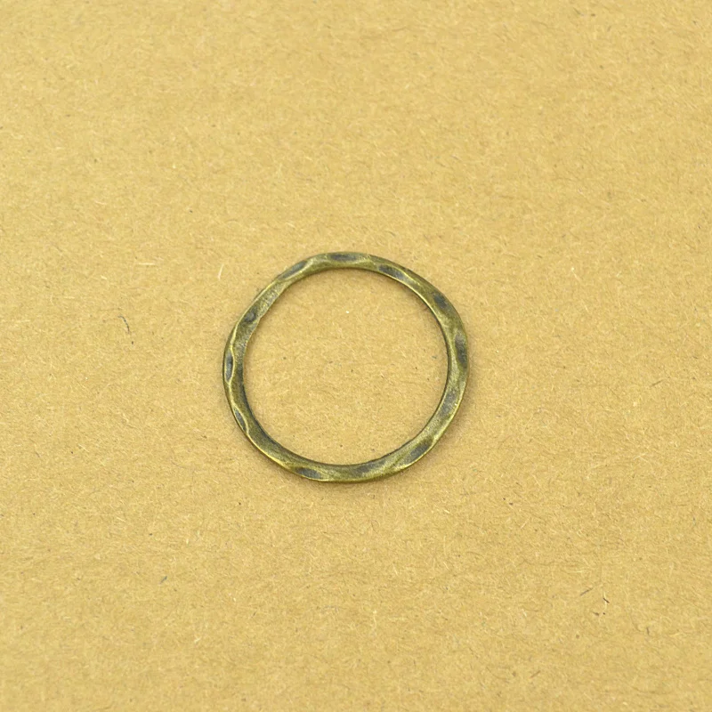 30 pcs 24*24mm metal ring Charms Antique Bronze DIY Zinc Alloy Trendy Pendant for Jewelry Accessories B141