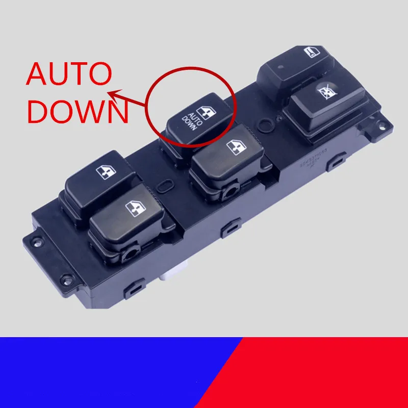 

935702B100S4 For Hyundai Santa Fe CM 2007-2011 Front left side Window Main Switch Door glass lift control switch LH 93570-2B100