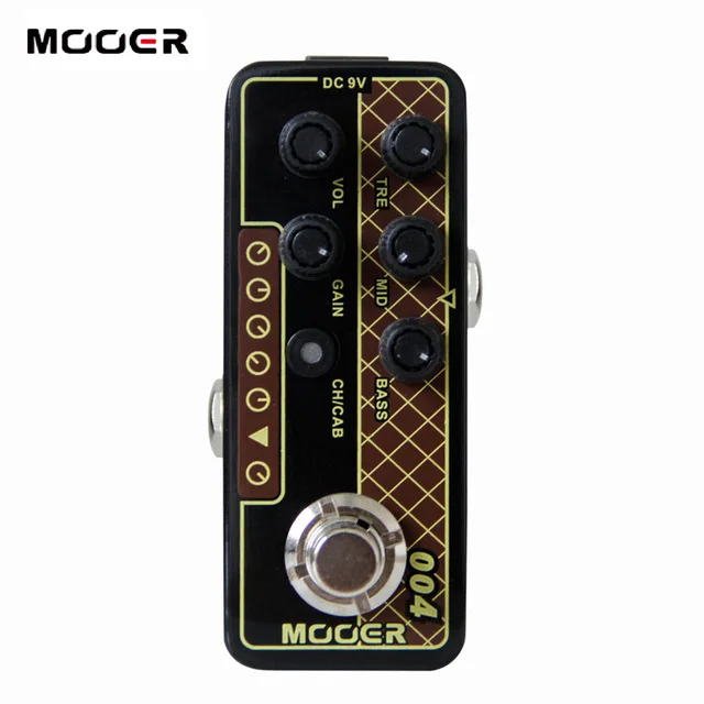 

MOOER MICRO PREAMP Series004 Day Tripper 60's UK Twang Digital Preamp Preamplifier Guitar Effect Pedal True Bypass with 3-bandEQ