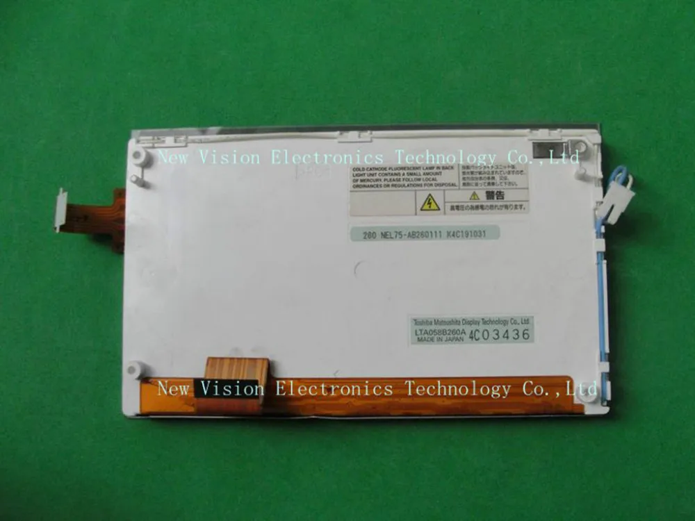 

LTA058B161A LTA058B260A Original 5.8 inch Car LCD Display Screen With Touch Digitizer for Buick GL8 Headrest Navigation