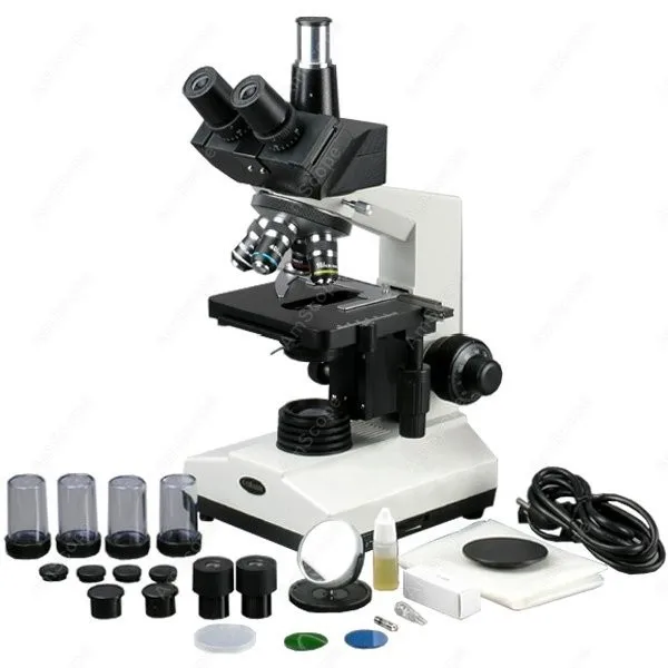 Ветеринарный доктор микроскоп-поставка AmScope 40X-1600X ветеринарный доктор клиника Triological составной Микроскоп