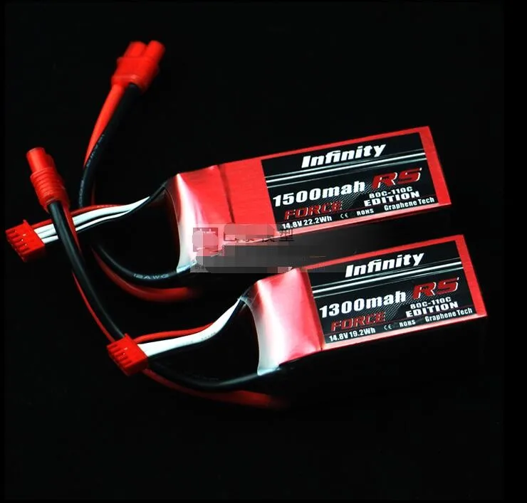 Infinity Rechargeable Lipo Battery 4S 14.8V 1500mah 110C Race Spec Lipo Battery For RC Aircraft Quapcopter Drone