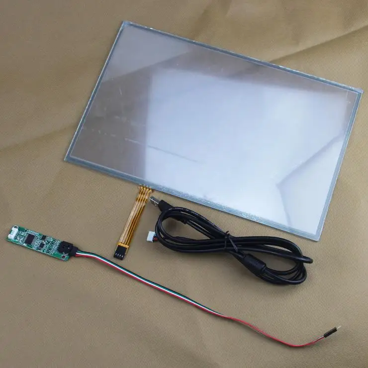 13.3 inch 4 Wire Resistive Touch Panel + USB Controller Card For 13.3 inch LCD Panel 16:9 LCD Control in Business Machines