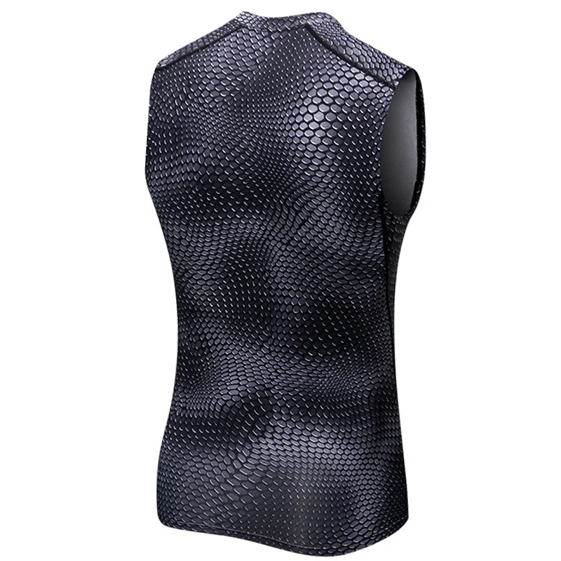 2020 New Mens Compression Tank Tops Men Breathable Quick Dry Fitness Gym Vest Running Bodybuilding Flexibility Sleeveless Shirts