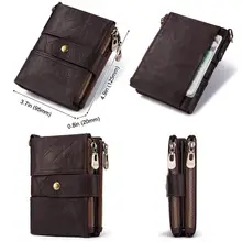 Genuine Leather RFID Wallet for Men #4