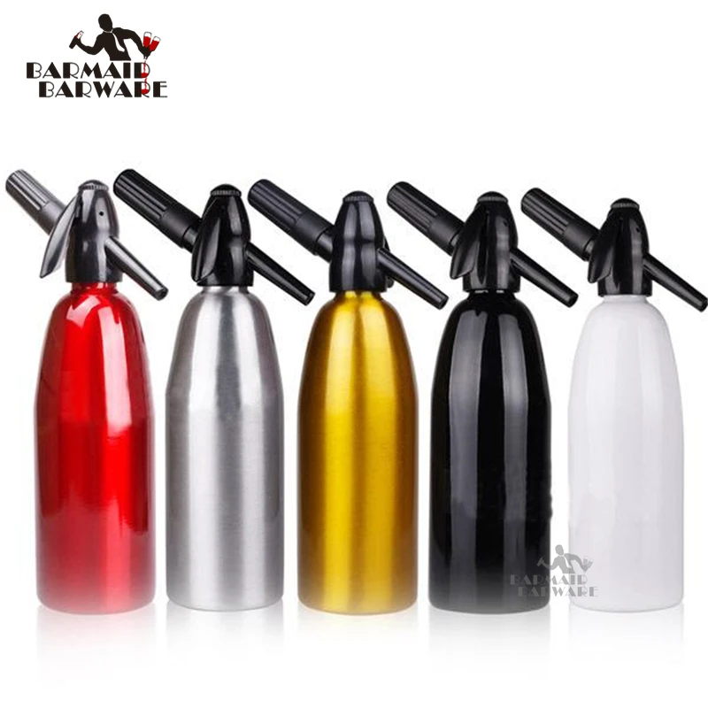Soda Maker | Soda Maker Portable | Soda Siphon Bottle avec Régulateur de Pression | Aluminium Sparkling Water Maker pour Jus de Fruits Maison, Mojito, Cocktail, Boissons Soda Maker | Soda Maker Portable | Soda Siphon Bottle avec Régulateur de Pression | Aluminium Sparkling Water Maker pour Jus de Fruits Maison, Mojito, Cocktail, Boissons