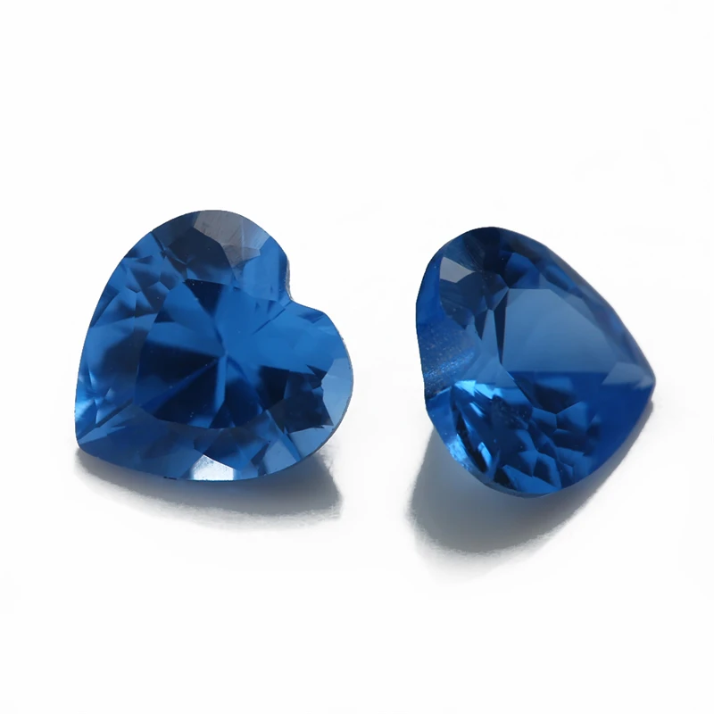 Synthetische Spinellsteine im Blauherz-Schliff, 3x3mm bis 10x10mm, lose Edelsteine 106 # 109 # 112 # 113 # 114 # 120 # Farbe für Schmuckherstellung – Detail 7