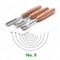 Narex No. 9 outline carving chisel carving curved chisel