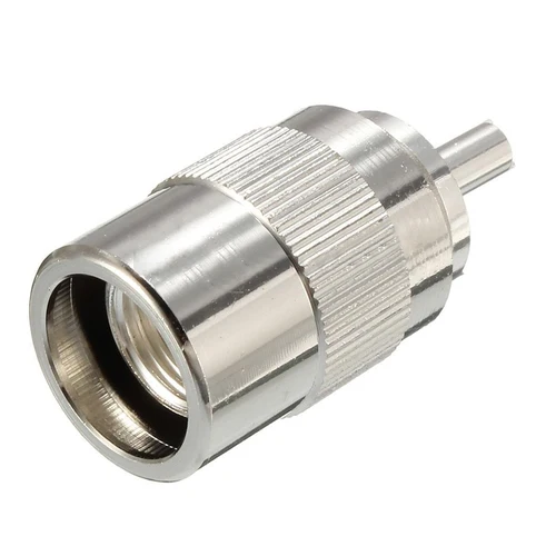 Imagen 2 del producto Conector UHF macho PL259, Conector de soldadura RG8, RG213, LMR400, 7D-FB, plata, 10 Uds.