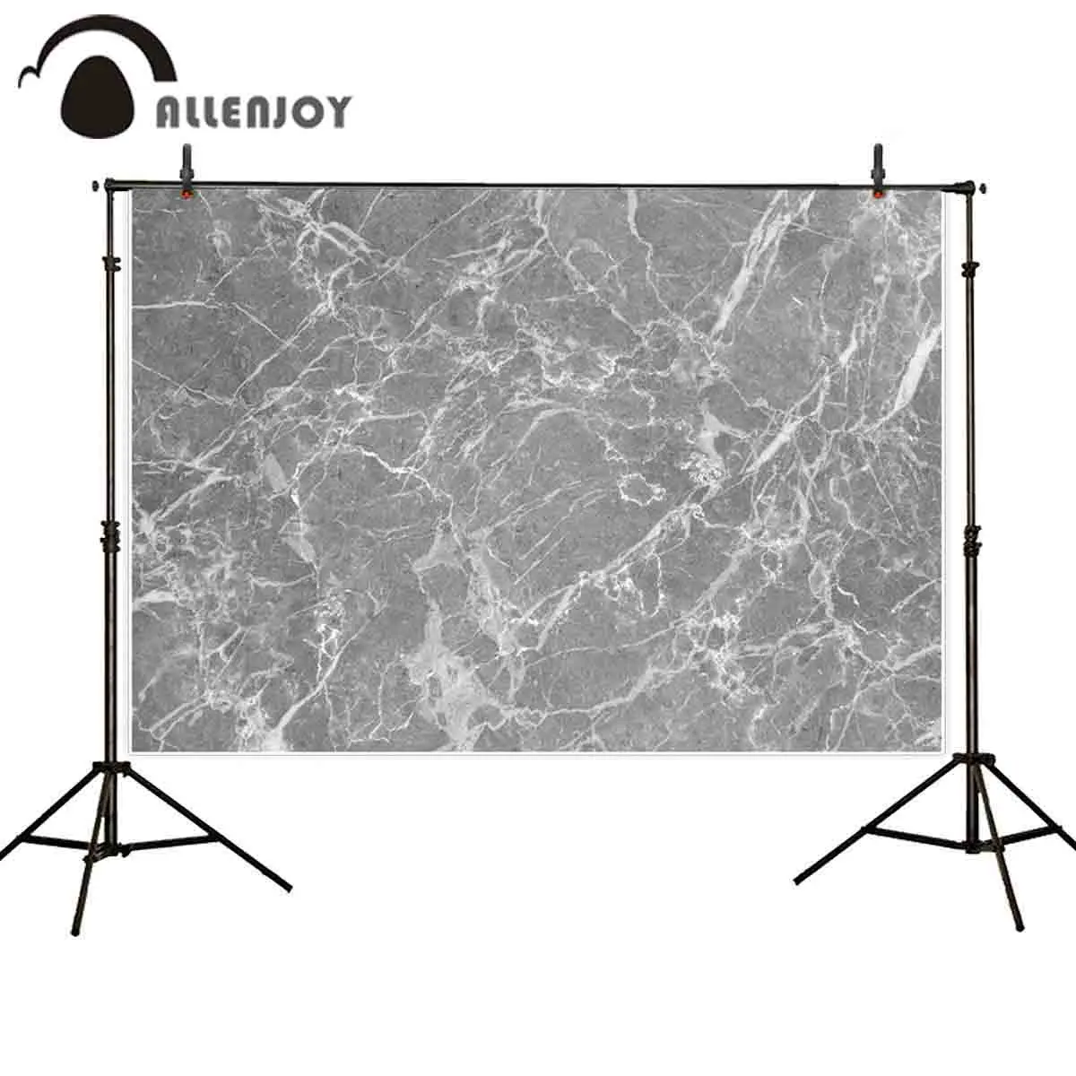 Allenjoy background for photo studio grey marble texture decor floor photography backdrop photobooth custom fabric new