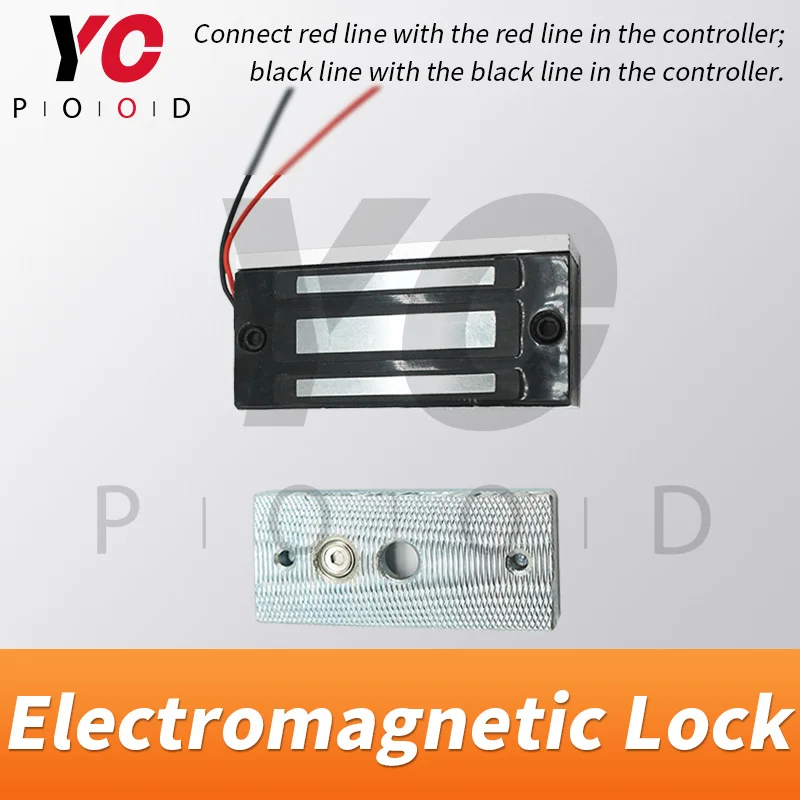 12V Mag lock Escape Room Spare Parts installed on door use the electromagnetic lock to open or close door Takagism game  YOPOOD