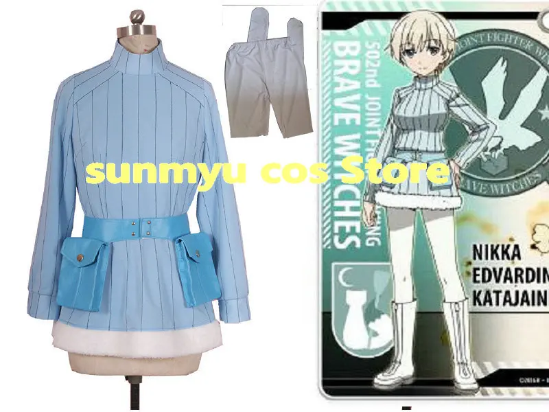 

BRAVE WITCHES Nikka Edvardine Katajainen Cosplay Costume,Custom Size Halloween Wholesale