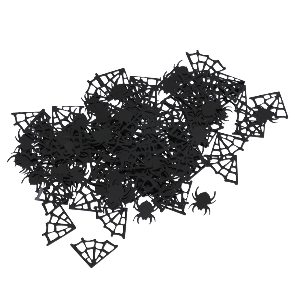 

Spider Webs Spider Table Confetti Sprinkles Halloween Party Decor Black 15g