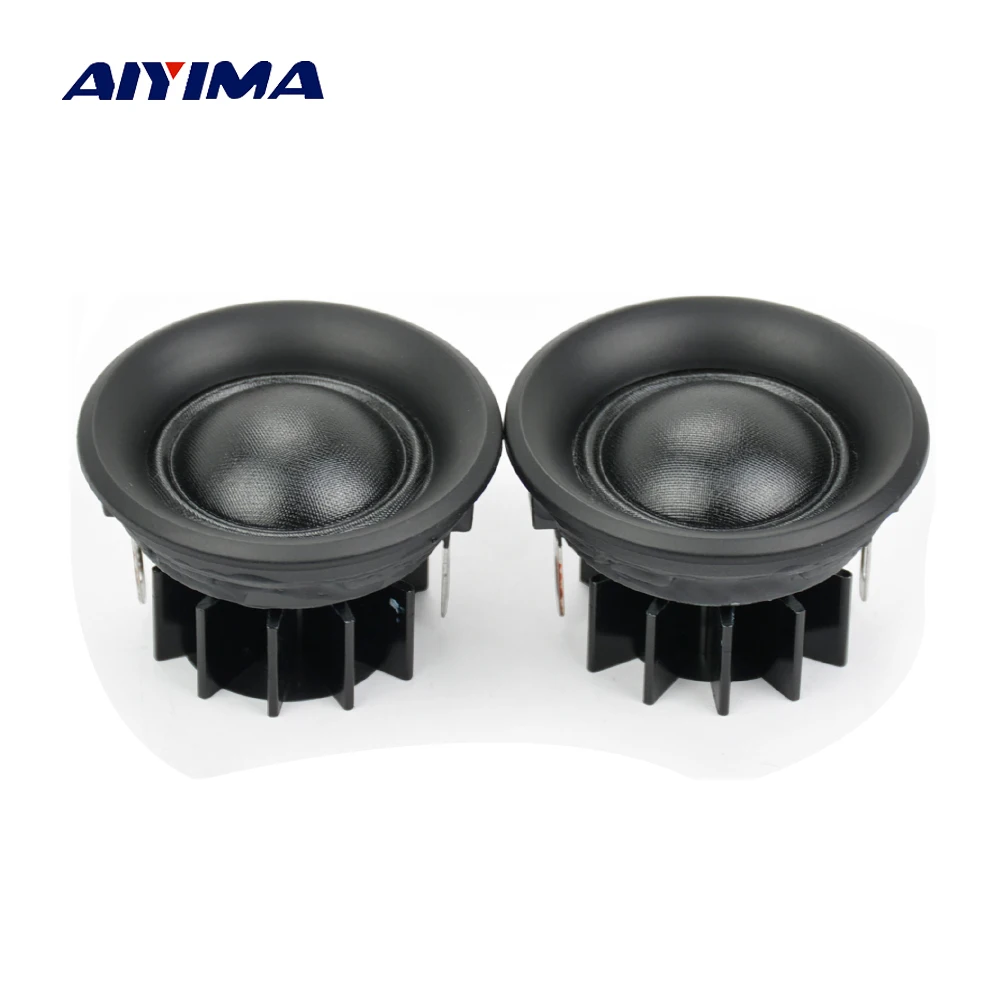 AIYIMA 2 pz 10W 1.5 pollici tweeter altoparlanti alti Mini altoparlanti portatili in pellicola di seta 4 Ohm 6 Ohm 8Ohm 40MM