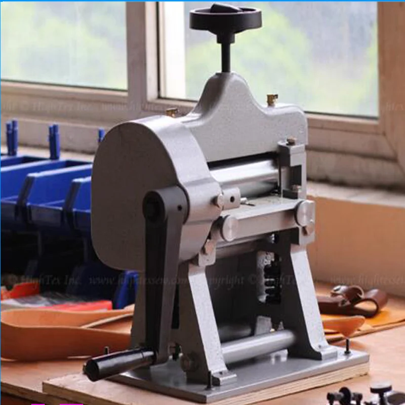 

30kg Vertical Splitter Leather Belt Crimping Machine Shovel Skin Machine Hand Plant Tanning Thick Leather Thinning Machine 8116