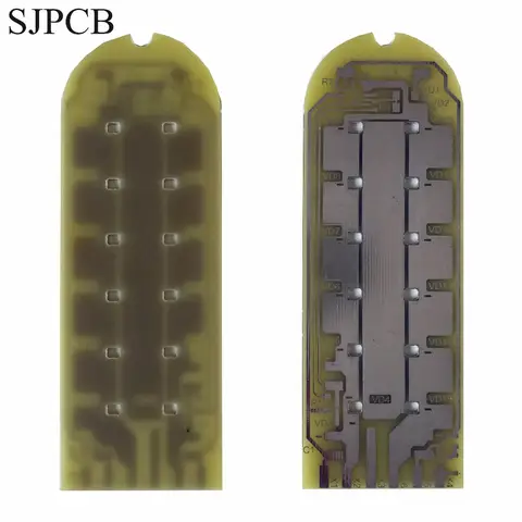 SJPCB No Solder Mask No Silkscreen Plate  Pad Opening on All Copper Only Tin Special PCB Design Need to send us PCB Gerber files