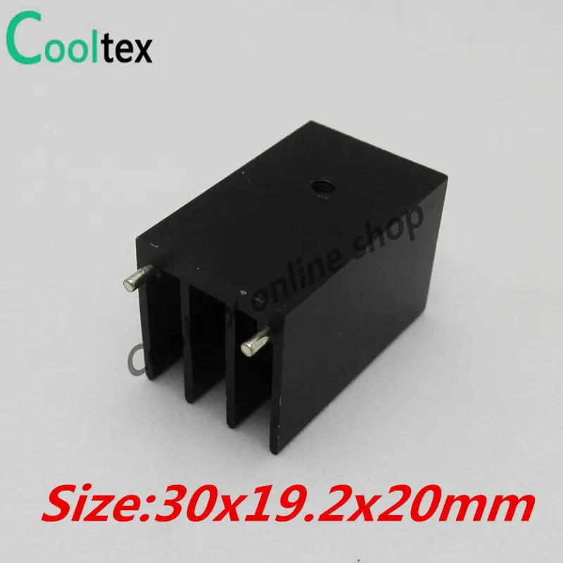 

10pcs/lot 30x19.2x20mm TO220 TO-220 triode IC chip heatsink heat sink radiator