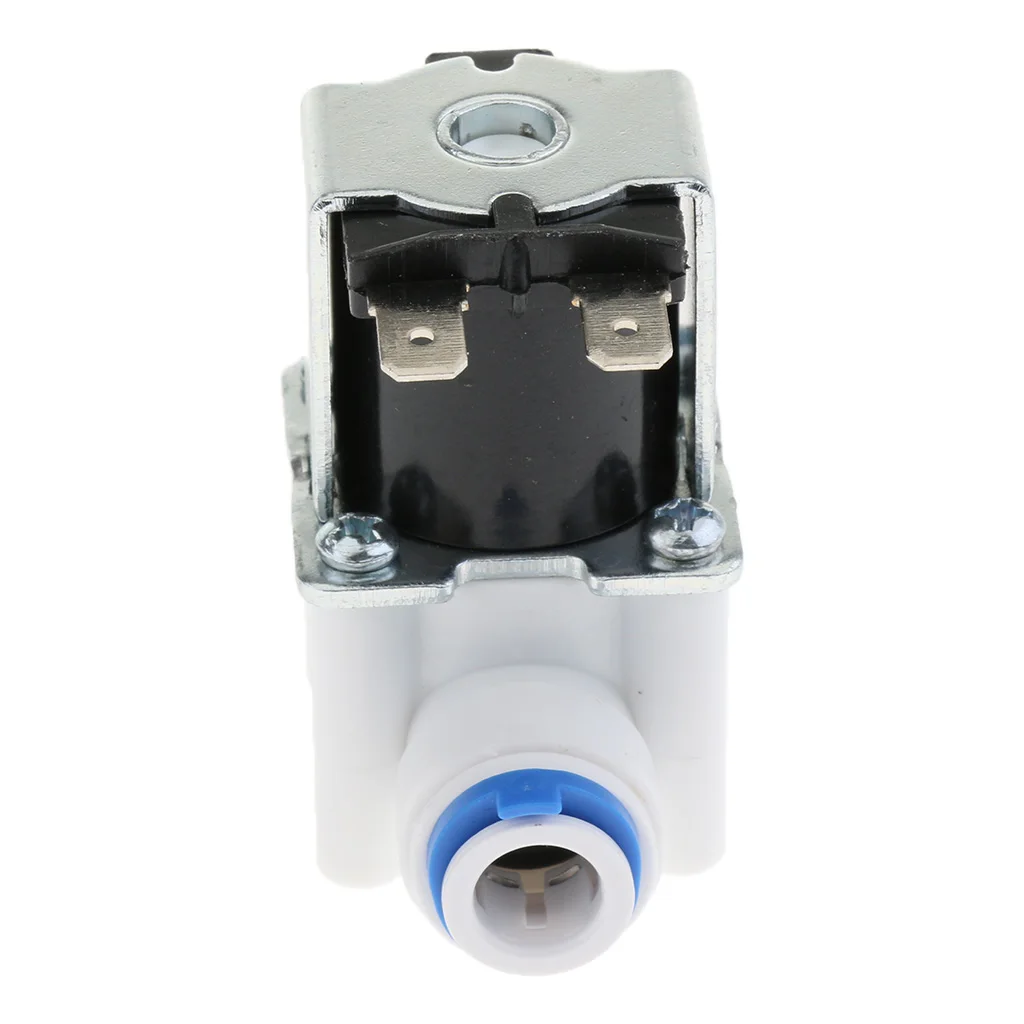 Válvula Solenoide de agua de 3/8 pulgadas, 24V, N/C normalmente cerrada, flujo ajustable, utilizada para sistemas de ósmosis inversa