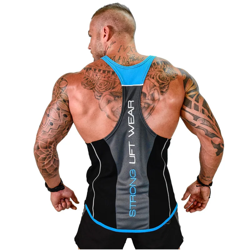 New 2019 Brand mens sleeveless Summer men Tank Tops Clothing Bodybuilding Undershirt Casual Fitness tanktops tees Size M-XXL