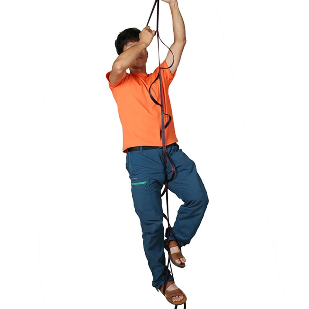 XINDA Professional Mountain Deck Ladder Rope Ladder Step sling  Climbing Climbing Rock Climbing Belt Slim Climbing Strap Ladder