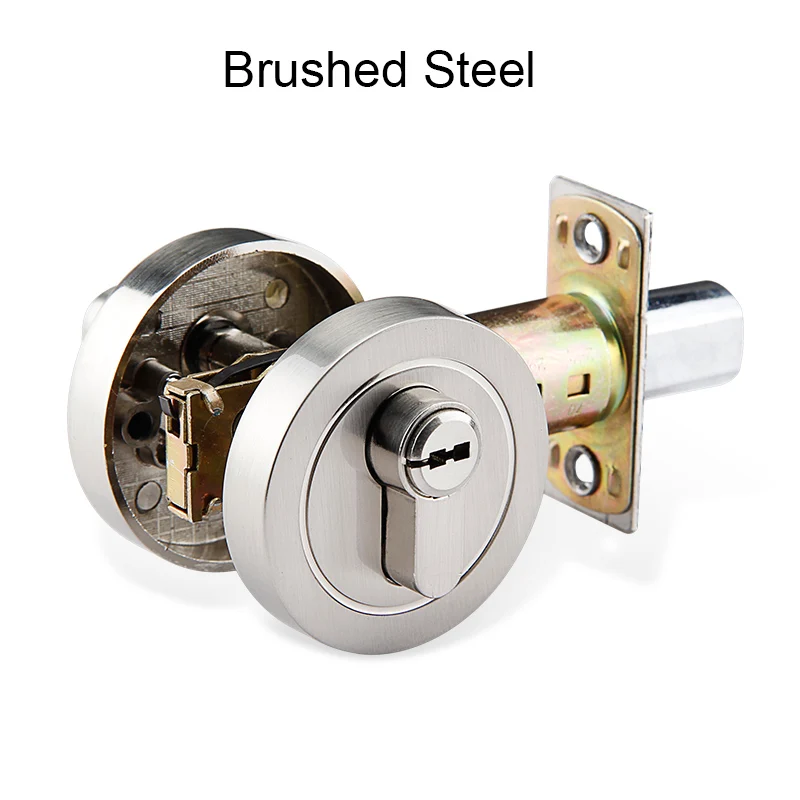 High Quality 6Sets Super C-class Brass Lock Cylinder Deadbolt Door Lock Security Dead Bolt Locks + 3 Keys