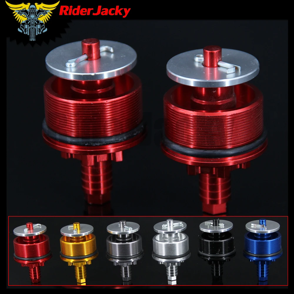 Motorcycle 41*37MM Thread CNC Preload Adjustable Fork Cap Bolts For Yamaha FZ6R FZ6 FZ6 R FZ 6 2010-2015 2011 2012 2013 2014