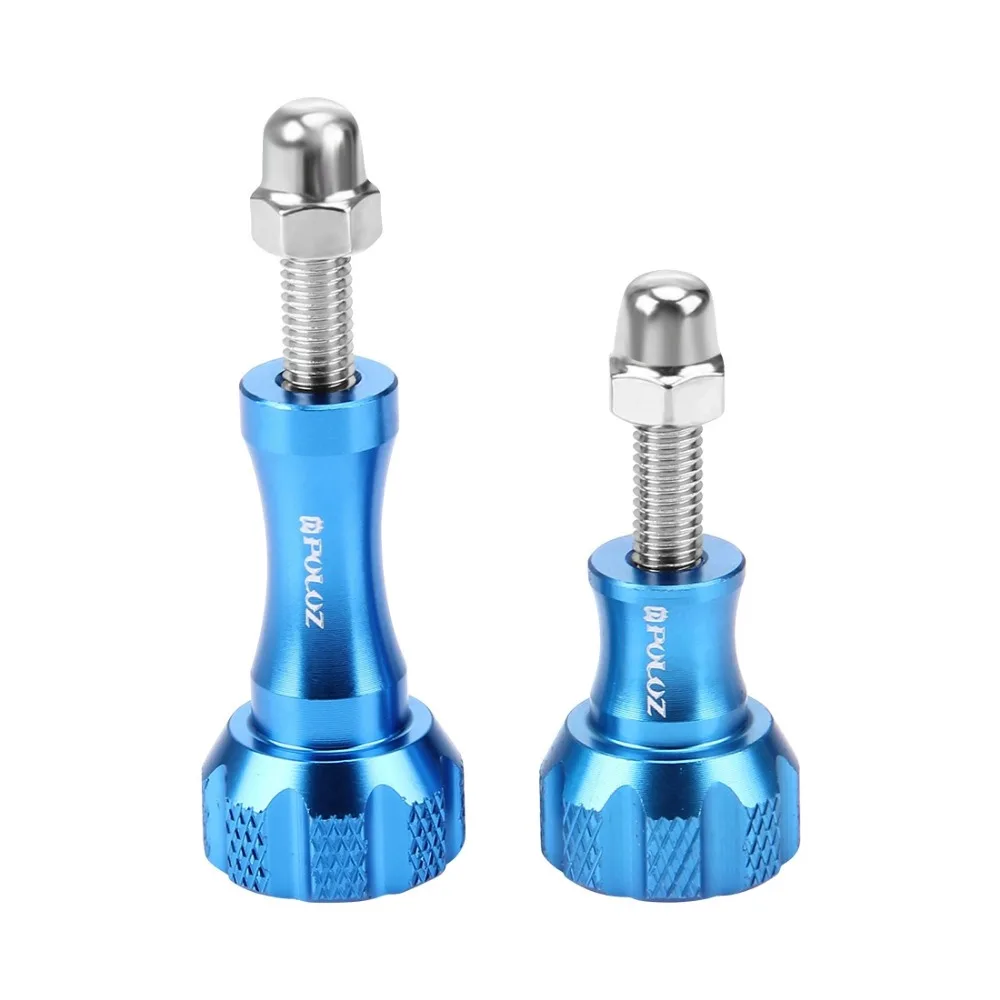 PULUZ CNC Aluminum Thumb Knob Stainless Bolt Nut Screw Set for GoPro NEW HERO Action Cameras Screw Set Action Camera Accessories