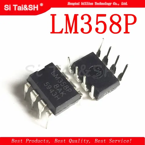 10pcs LM358P DIP8 ICs Si Tai&SH