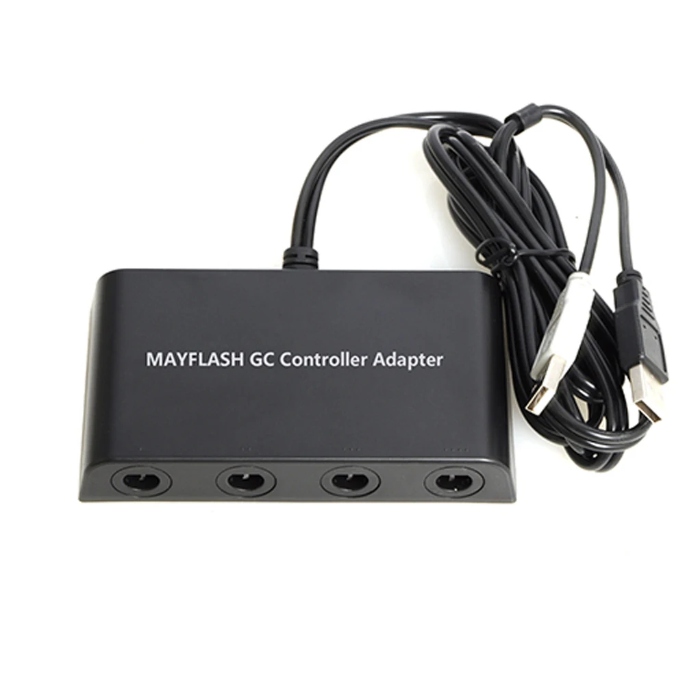 

10pcs 4 ports Player for GameCube G-C Controller Adapter for Wii-U for switch NS or PC Converter Adapter