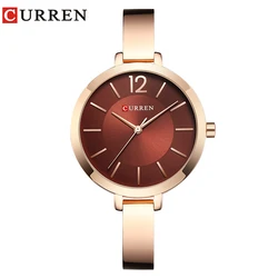 CURREN Mode Kleid Damen Armband Uhren Frauen Quarz Edelstahl Band Armbanduhr Heißer Geschenk frauen Uhr Reloj Mujer