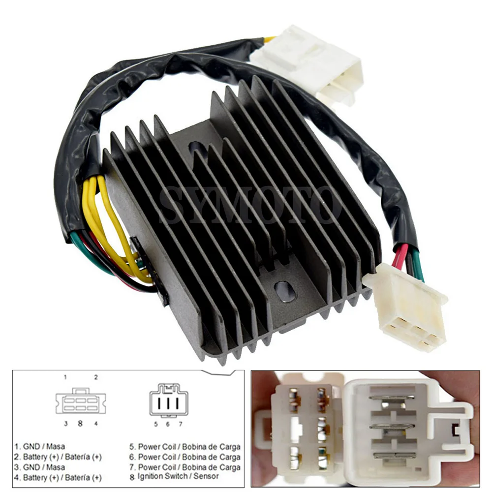 For Honda FJS600 1/2/D3/D4/D5/D6 Silverwing Non ABS 256mm front disc 2001 2002 2003 2004 2005 2006 Voltage Regulator Rectifier