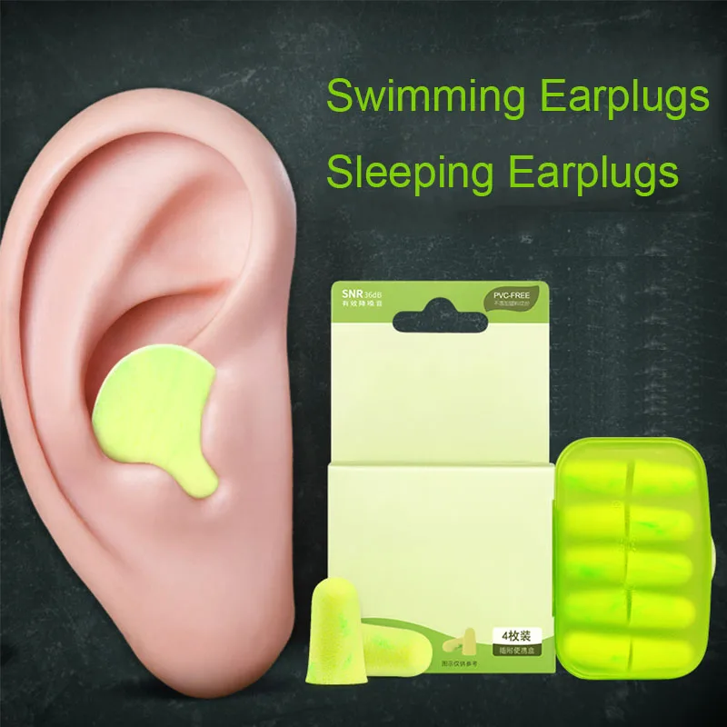 

Soft Sleep Earplugs Noise Reduction Soundproof Earplugs Swimming Air Sleeping Ear Protector For Travel Sleeping Health