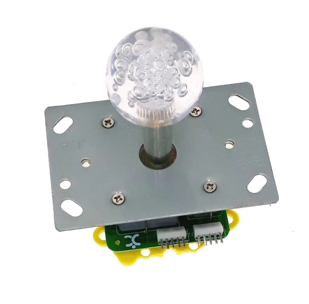 12 В постоянного тока, яркий цвет RGB, джойстик с кольцом 40 мм, Хрустальный поплавок, верхний шар, разъем 5P