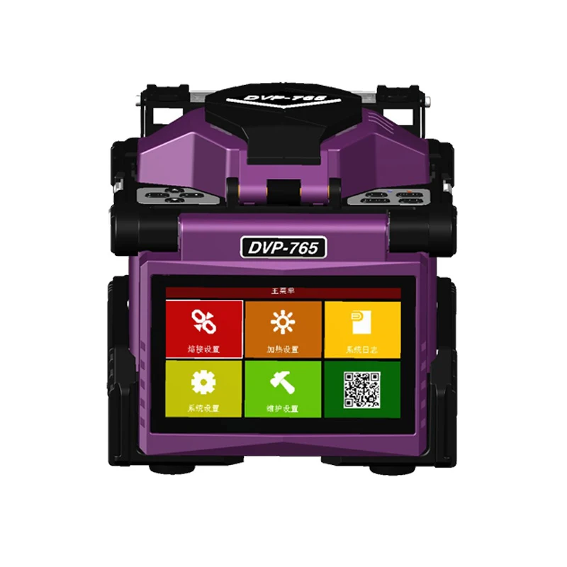 High Precision DVP-765 Fiber Optic Fusion Splicer Machine, SM&MM FTTH DVP-765 fiber  Fusion splicer English menue