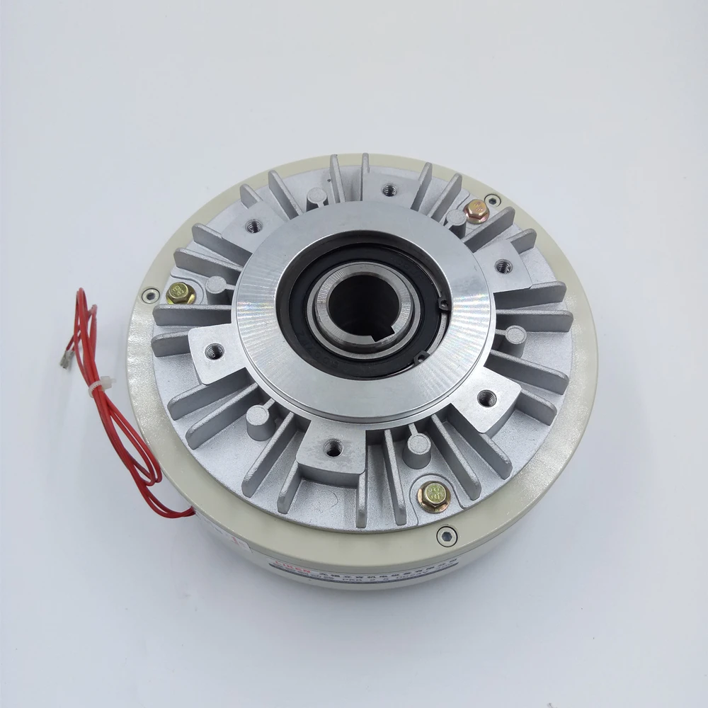 25NM  Magnetic Powder Brake with Hollow Shaft 25mm Center Distance 90mm DC24V 1500RPM Max Speed for Packaging Machinery