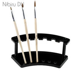 1pcs Nail Art Brush Holder Salon Brushes Pen Rack Stand Carving Carrier For Nails Art Manicure Tool Acrylic Holder