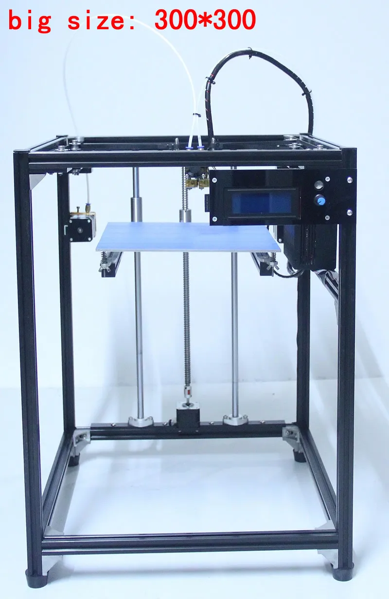 ifancybox 3 XXL dual 2020 big size DIY corexy 3d printer Kit linear guide aluminum Frame dual color extruder 3d printer