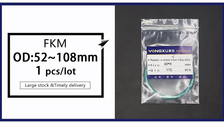 Dicke CS1,9/2,2/4 mm Grüner FKM-O-Ring FPM-Fluorkautschuk-Dichtungsdichtung Elastizität Gummischeibenring Spot-Großhandel – Detail 2