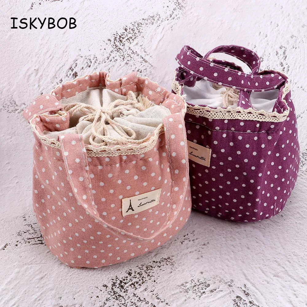 Lunch Bag for Women Ladies Thermal Insulated Lunch Box Tote Cooler Bag Bento Pouch Lunch Container bolsa feminina