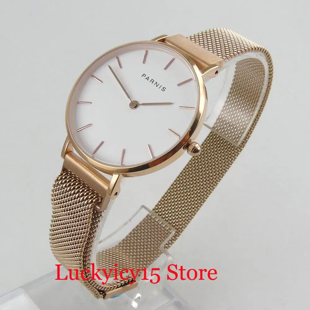 

Quartz Women/Lady's Watch Golden Watch Case And Golden Strap 32mm Dress Luxury Wristwatch