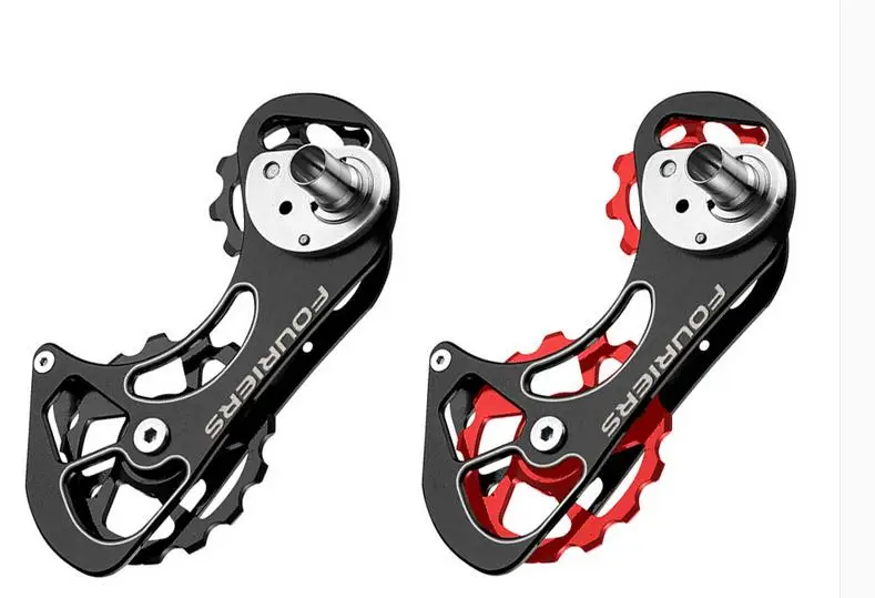 Bike ceramic bearing jockey wheels Road bicycle rear derailleur pulleys 11T-15T fit for FD-6800/6870/ 9000/9070 after derailleur image 3