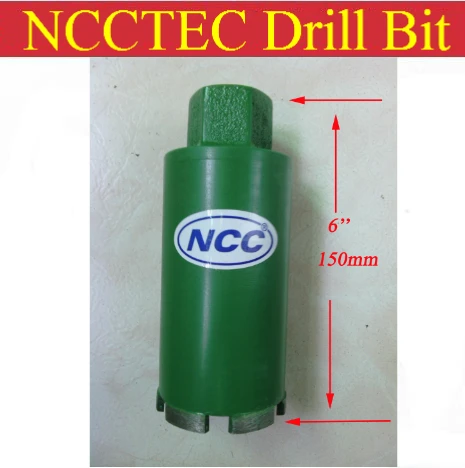 168mm*150mm short crown diamond drilling bits | 6.7'' concrete wall wet core bits | Professional engineering core drill