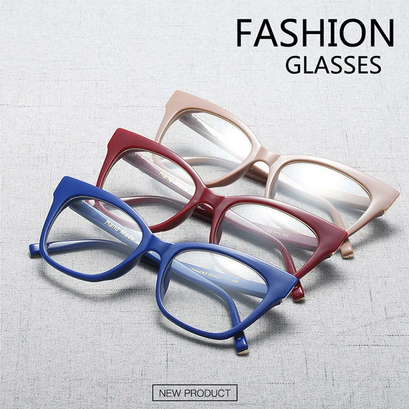 Woman Acetate Optical Eyeglasses Fashion Frame Spectacles for Women Prescription Eyewear Glasses Frame Stylish High Quality image 2