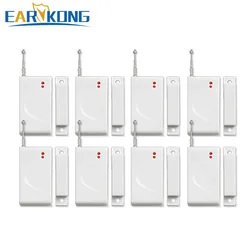 Free Shipping Wireless Home Burglar Security Alarm System  Window Magnetic door detector 433MHz 8pcs Alarm System