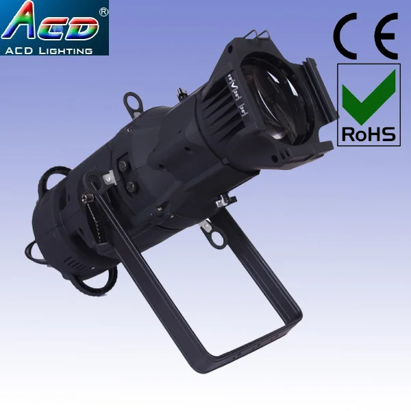 hot  sale 180W 3200k warm white led theater ellipsoidal light profile spot lekos spot light for stage 19degree  4pcs/Lot