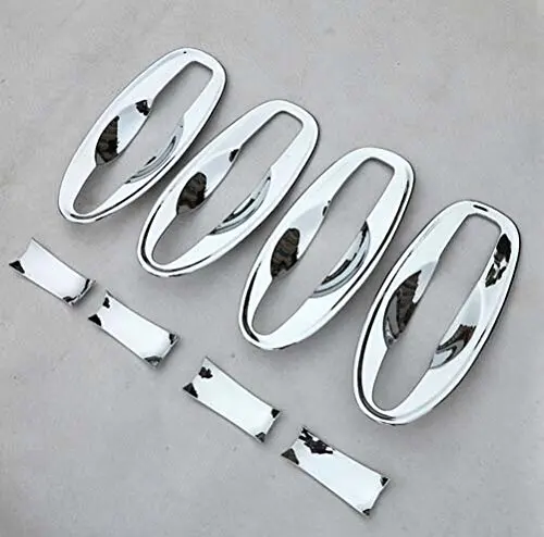 

8pcs ABS Chromed Side Door Handle Bowl Covers Trim for Nissan Rogue 2014 2015 2016