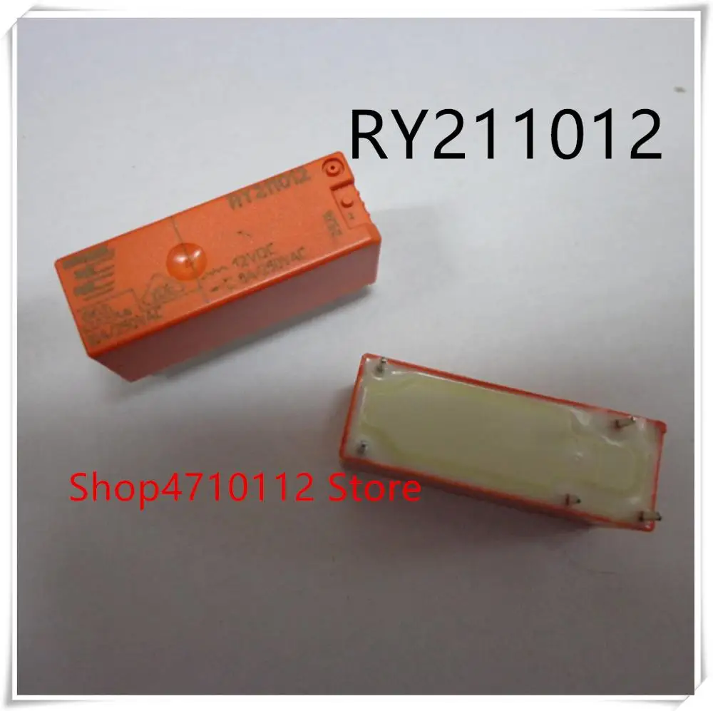 RY211012 8A 250VAC 12VDC DIP-5, 로트당 10 개, 신제품